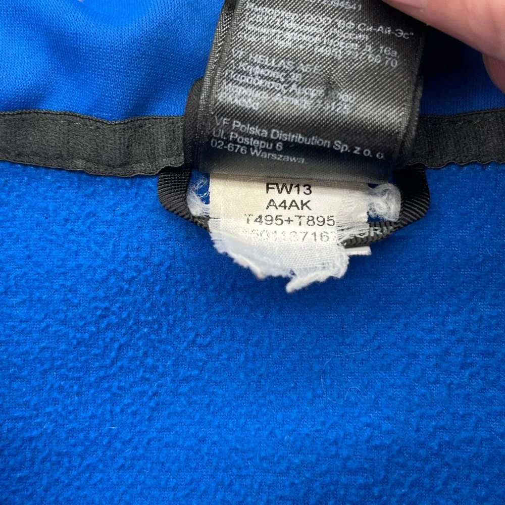 The North Face Men's Medium Blue Apex BionicFleece Jacket FlashDry Full‎ Zip